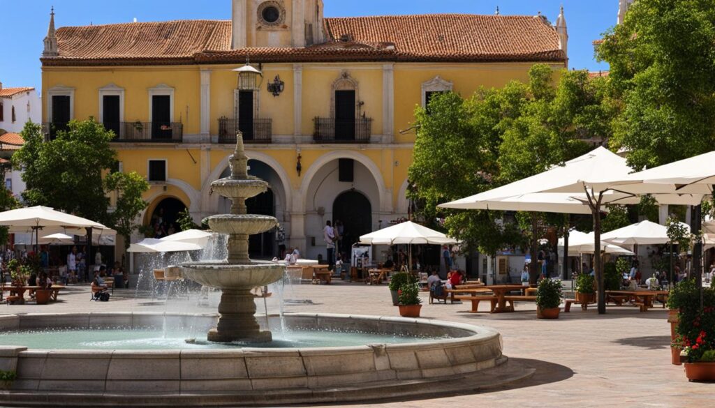 Plaza de la Duquesa de Parcent e Iglesia de Santa María la Mayor