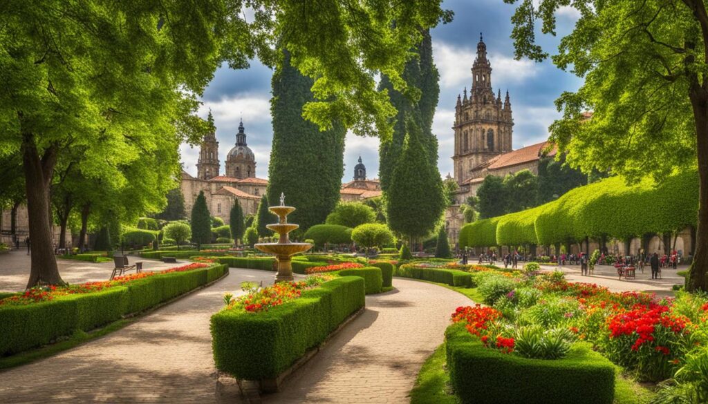 parques y jardines en Santiago de Compostela